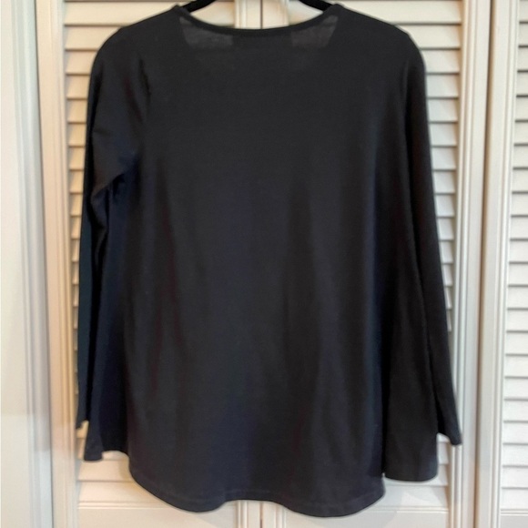 NICE-FOREVER, WOMENS BLACK TOP, SIZE S. - Picture 2 of 3